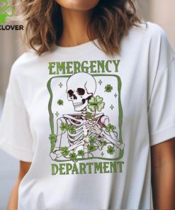 Emergency Department St Patricks Day Skeleton Shirt