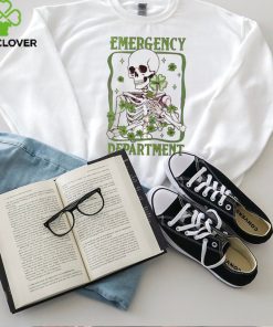 Emergency Department St Patricks Day Skeleton Shirt