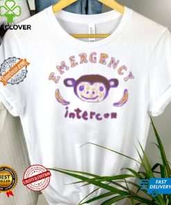 Emergency Intercom Monkey Purple Shirt