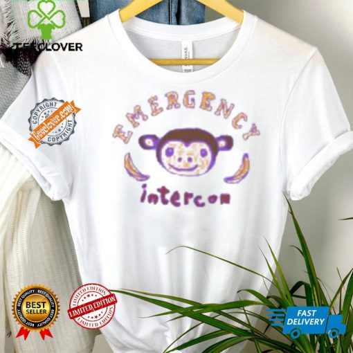 Emergency Intercom Monkey Purple Shirt
