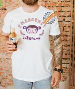 Emergency Intercom Monkey Purple Shirt