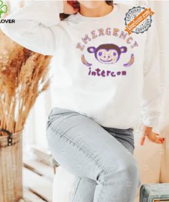 Emergency Intercom Monkey Purple Shirt