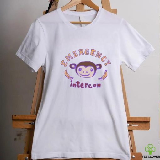 Emergency Intercom Monkey Purple Tee shirt
