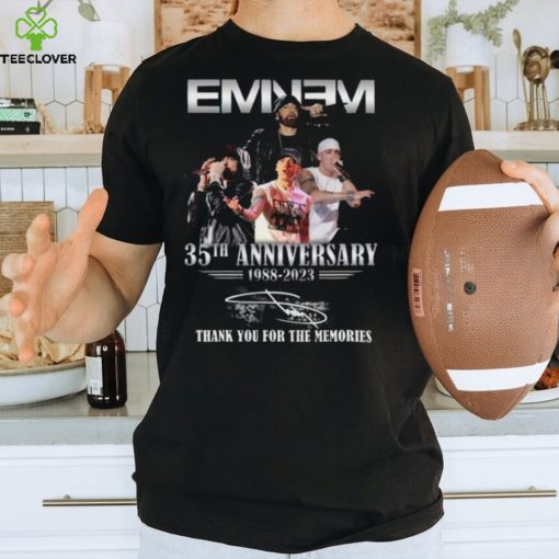 Eminem 35th Anniversary 1988 – 2023 Thank You For The Memories T Shirt – Limited Edition