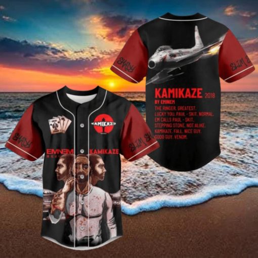 Eminem Kamikaze Baseball Jersey