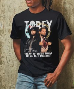 Eminem Tobey This Guy Got Bit By A Spider But It Was A Goat Signatures T shirt