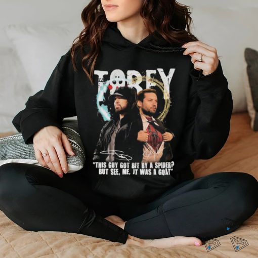 Eminem Tobey This Guy Got Bit By A Spider But It Was A Goat Signatures T shirt