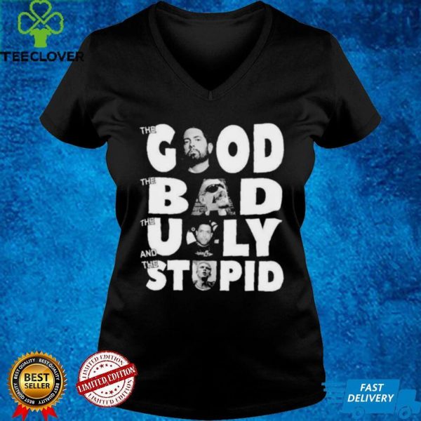 Eminem the Good LL Cool Benzino the bad The ugly and Machine Gun the stupid hoodie, sweater, longsleeve, shirt v-neck, t-shirt