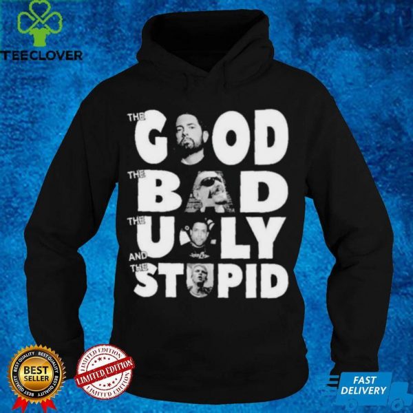 Eminem the Good LL Cool Benzino the bad The ugly and Machine Gun the stupid hoodie, sweater, longsleeve, shirt v-neck, t-shirt