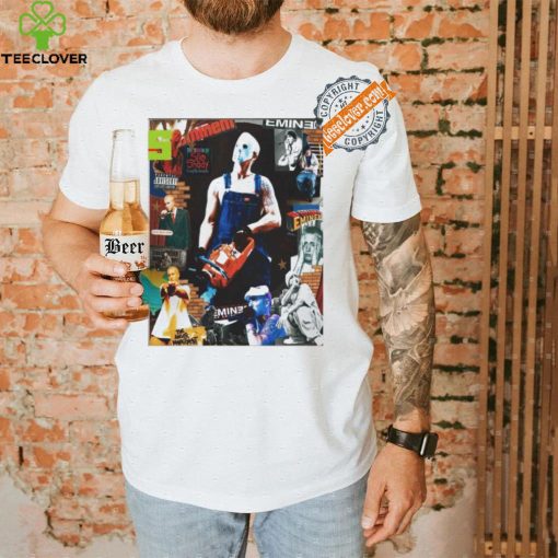 Eminem the death of slim shady 2024 on july 12th lithograph home decor poster shirt