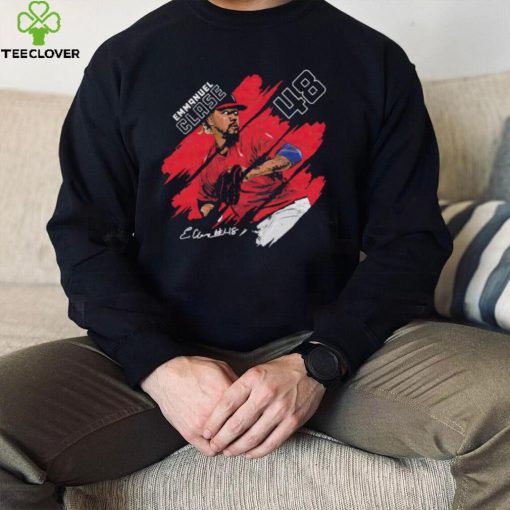 Emmanuel Clase Cleveland stripes signaure hoodie, sweater, longsleeve, shirt v-neck, t-shirt