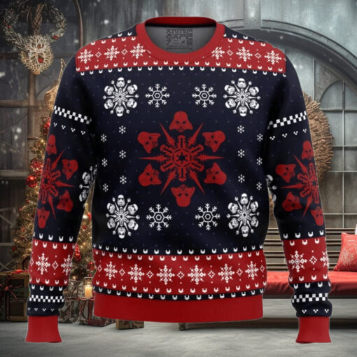 Empire Snowflakes Star Wars Ugly Christmas Sweater