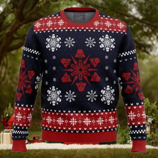 Empire Snowflakes Star Wars Ugly Christmas Sweater