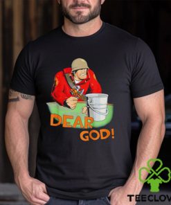 Emporium Red this is a bucket Dear God soldier hoodie, sweater, longsleeve, shirt v-neck, t-shirt