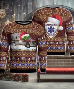 Empress Emergency Medical Services Christmas AOP Ugly Sweater Gift For Christmas