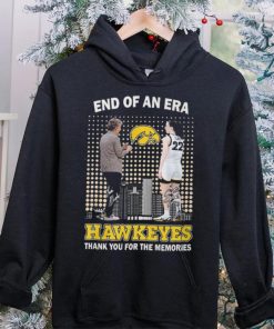 End Of An Era Lisa Bluder & Caitlin Clark Hawkeyes Thank You For The Memories T Shirt