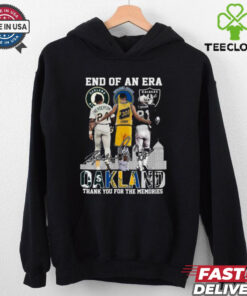 End Of An Era Oakland Henderson Curry And I Brown Thank You For The Memories Signatures 2024 T hoodie, sweater, longsleeve, shirt v-neck, t-shirt