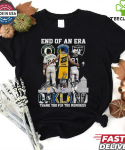 End Of An Era Oakland Henderson Curry And I Brown Thank You For The Memories Signatures 2024 T hoodie, sweater, longsleeve, shirt v-neck, t-shirt