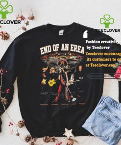 End Of An Erea Aerosmith Signatures shirt