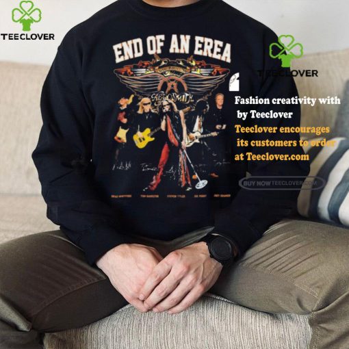 End Of An Erea Aerosmith Signatures shirt