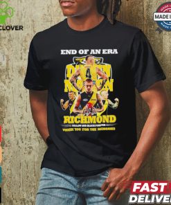 End of an era Dustin Martin Richmond yellow and black forever signature shirt