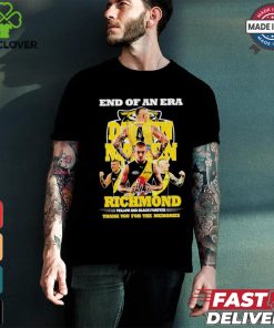 End of an era Dustin Martin Richmond yellow and black forever signature shirt