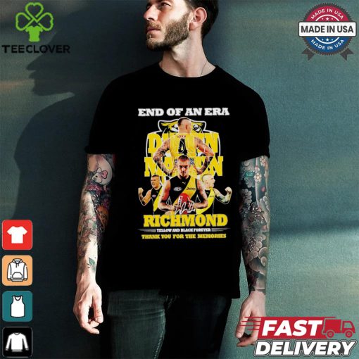 End of an era Dustin Martin Richmond yellow and black forever signature shirt