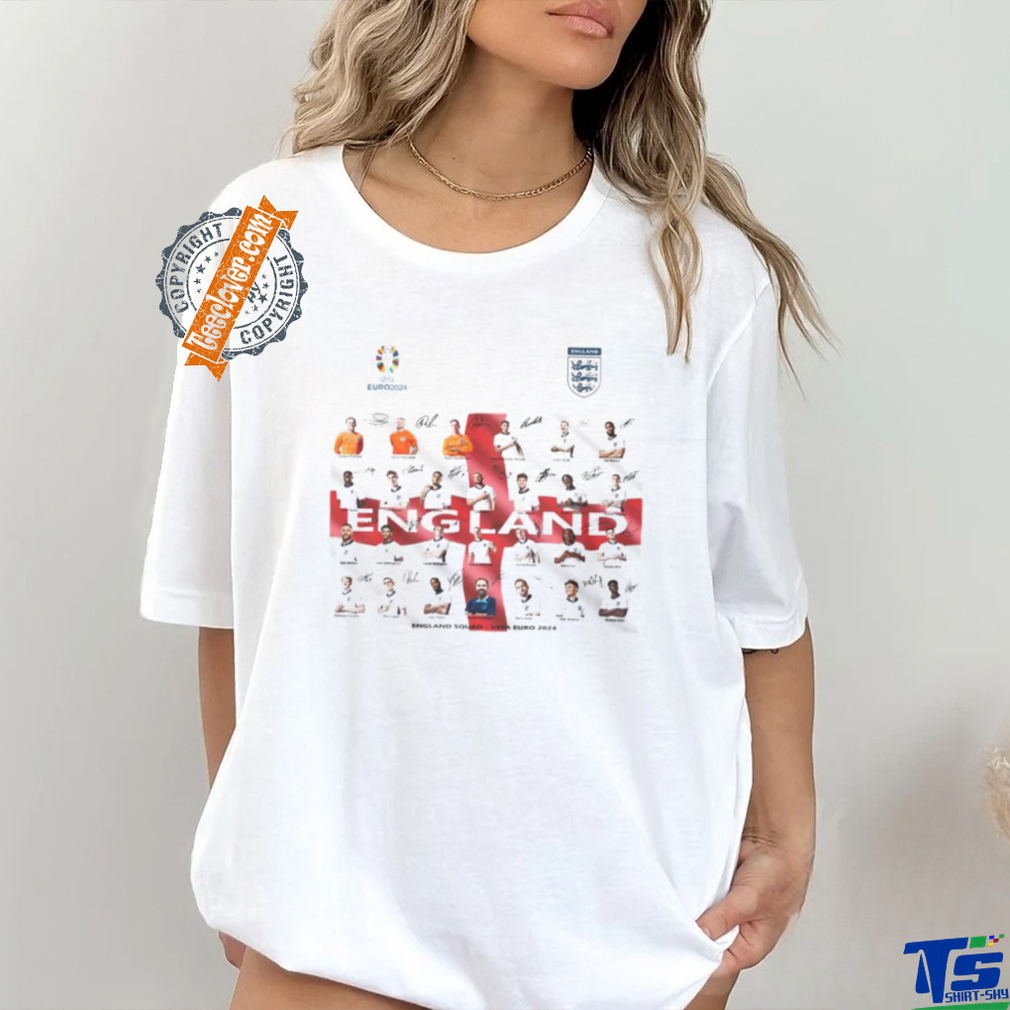 Endland Team Squad UEFA Euro 2024 Germany T Shirt Endland Team Squad UEFA Euro 2024 Germany T Shirt