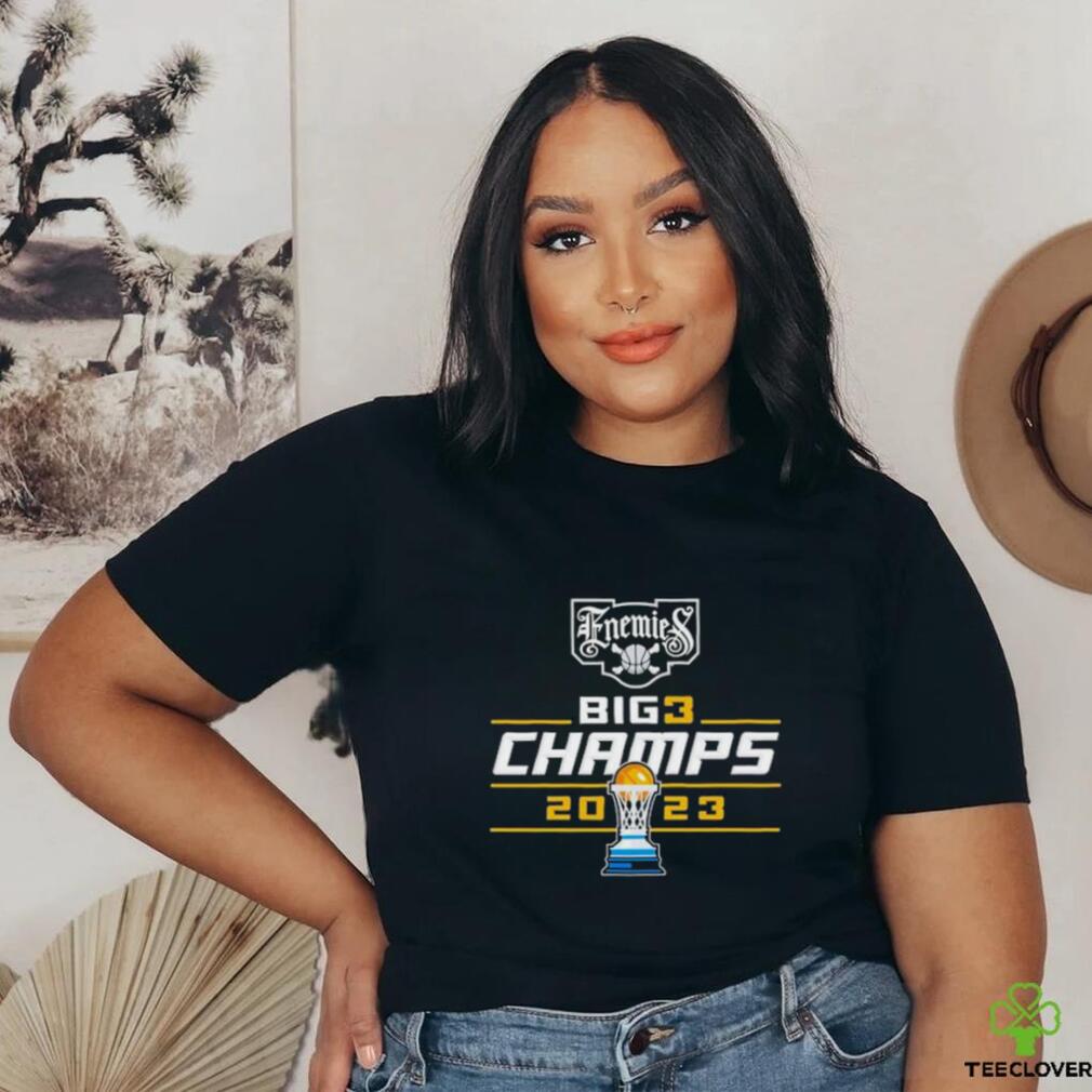 Enemies Unisex 2023 BIG3 Champions Shirt Enemies Unisex 2023 BIG3 Champions Shirt