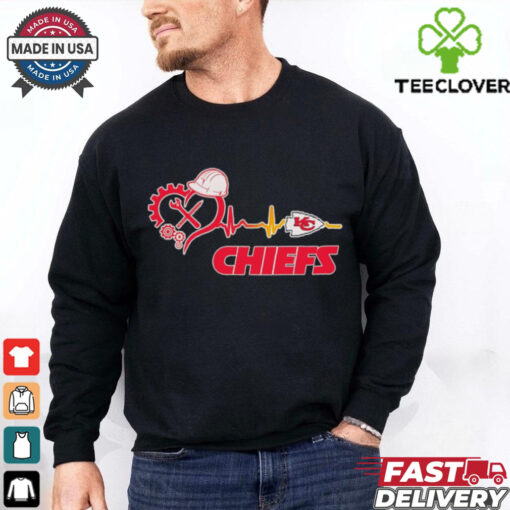 Engineer heartbeat Kansas City Chiefs shirt