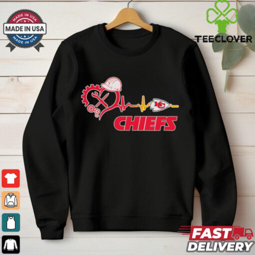 Engineer heartbeat Kansas City Chiefs shirt