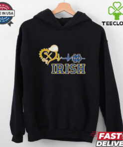 Engineer heartbeat Notre Dame Fighting Irish shirt