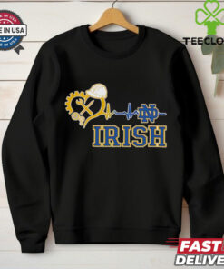 Engineer heartbeat Notre Dame Fighting Irish shirt