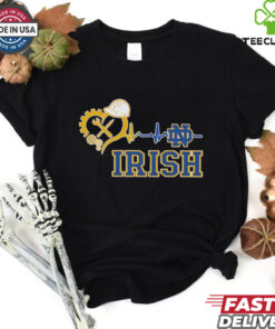Engineer heartbeat Notre Dame Fighting Irish shirt