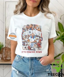 England Natural Football Team It’s Coming Home T Shirt
