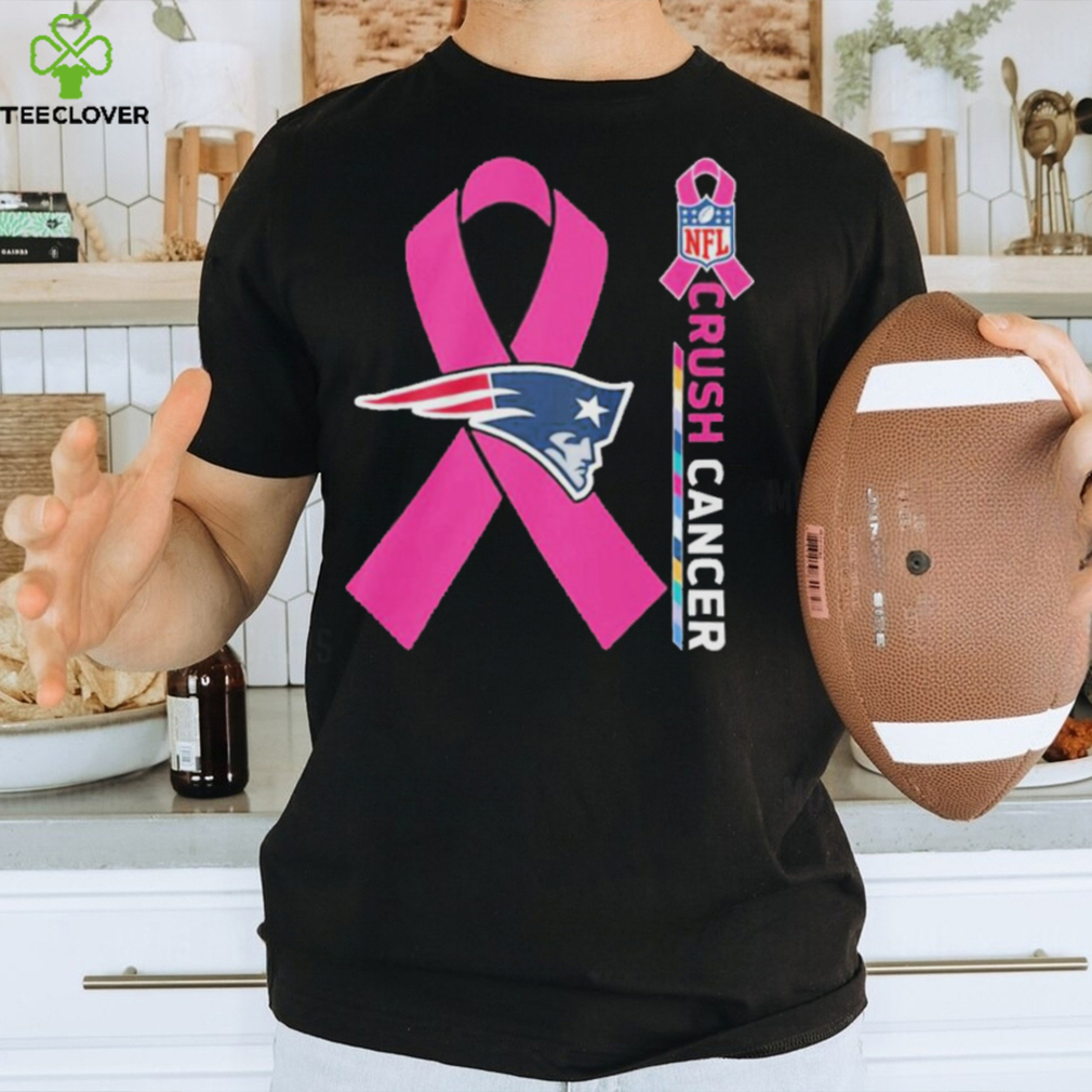 Original New England Patriots NFL Crush Cancer 2023 shirt, hoodie,  longsleeve, sweatshirt, v-neck tee