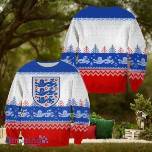 England Soccer Ugly Sweater Christmas Style Gift For Men And Women