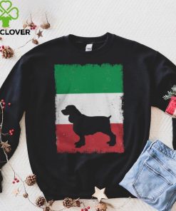 English Springer Spaniel Dog Italy Flag Italian Vintage shirt 1 English Springer Spaniel Dog Italy Flag Italian Vintage shirt