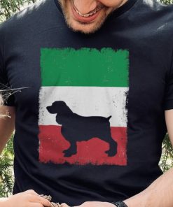 English Springer Spaniel Dog Italy Flag Italian Vintage shirt 3 English Springer Spaniel Dog Italy Flag Italian Vintage shirt