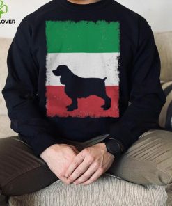 English Springer Spaniel Dog Italy Flag Italian Vintage shirt 4 English Springer Spaniel Dog Italy Flag Italian Vintage shirt