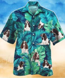 English Springer Spaniel Dog Lovers All Printed 3D Hawaiian Shirt For Men Women