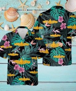 Enlisted surface warfare specialist Hawaiian Shirt Summer Vacation Button Shirt