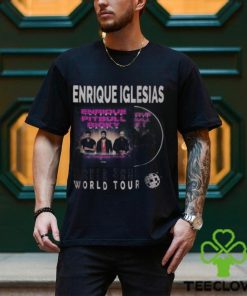 Enrique Iglesias World Tour 2023 Merch, Vintage Album The Trilogy Tour 2023 Tickets Tee, Enrique Iglesias Pitbull Ricky Martin T Shirt