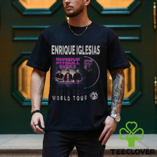 Enrique Iglesias World Tour 2023 Merch, Vintage Album The Trilogy Tour 2023 Tickets Tee, Enrique Iglesias Pitbull Ricky Martin T Shirt