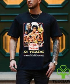 Enter The Dragon 51 Years Of 1973 2024 Thank You For The Memories t shirt