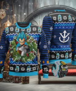 Epic Super Saiyan Blue Vegeta Ugly Xmas Sweater
