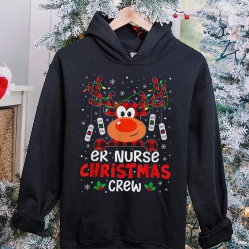 Er Nurse Christmas Crew Cute Reindeer Xmas Love Nurse Life Shirt
