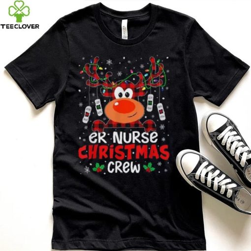 Er Nurse Christmas Crew Cute Reindeer Xmas Love Nurse Life Shirt