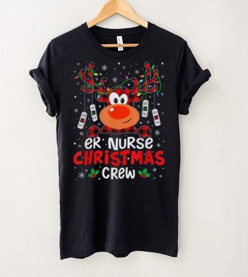 Er Nurse Christmas Crew Cute Reindeer Xmas Love Nurse Life Shirt