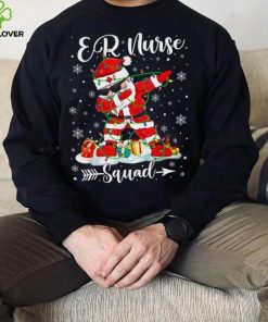 Er Nurse Squad Nurse Christmas Dabbing Santa Xmas Pajama Shirt